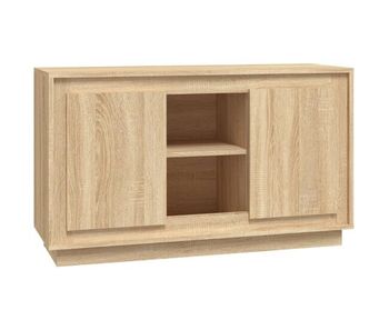Vidaxl aparador de madera contrachapada roble sonoma 102x35x60 cm