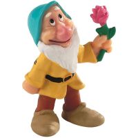 figura enanito timido con flor blancanieves y los siete enanitos disney 55 cms