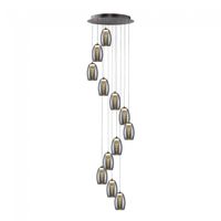lampara de techo led nebula 12 luces
