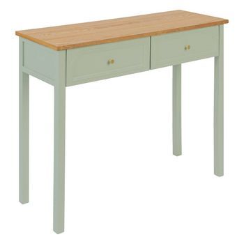 Consola Mohea 2 Cajones Verde Celadón L100cm