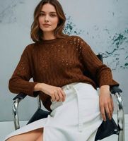 marella para mujer 2613361155200 jersey mlmfiorire marron m casual algodon organico sostenible