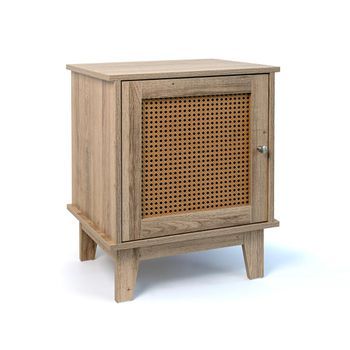 Mesilla Con Puerta Rejilla 48 X 40 X 60 Cm Vinthera Moa - Madera
