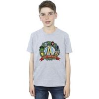 marvel tops y camisetas santas super helpers para nino