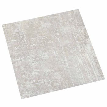 Tableros De Suelo Blanco Y Madera 5,11 M² 55 Uds. Pvc Vidaxl