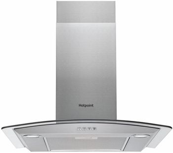 HOTPOINT PHGC7.4 FLMX Chimney Cooker Hood - Stainless Steel, Stainless Steel