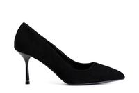 zapato de salon de ante black