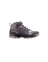 zapatillas de montana salomon storen mid gtx mujer iron morado