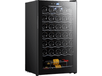vinoteca - cecotec bolero grandsommelier 34030 black compressor compresor capacidad 34 botellas temperatura regulable luz led interior