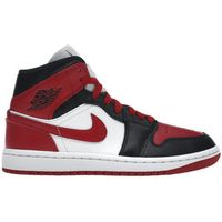 nike zapatillas altas baskets air jordan 1 mid cuir para mujer