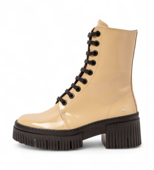 Art para mujer. 1137514KH003_082 Botines de Piel 1375 York beige (40), 3 a 5cm, Cremallera, Casual