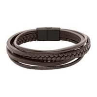 pulsera de cuero marron
