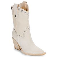 fruit botines 8570-944-cuoio-grezzo-velour-avorio para mujer