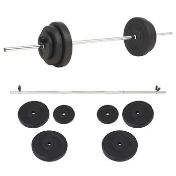 Juego De Pesas 30 Kg Vidaxl