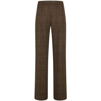 Deha Pantalones Check Jacquard Palazzo para mujer
