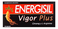 energisil vigor plus ginseng y l-arginina 30 capsulas