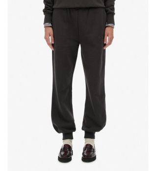 Superdry para mujer. W7011221A Pantalón Jogger Country Club Cuff negro (M), Casual, Algodón