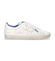 premiata para hombre steven zapatillas de piel steven blanco 46 plano cordones casual