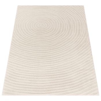 Alfombra moderna Aurora crema 160x220 cm