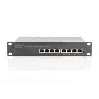 digitus switch 8 puertos poe gigabit ethernet para cajas de 10