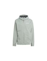 chaqueta de senderismo adidas multi 2l rain hombre verde