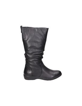 Botas Para Mujer Plana Kangaroos 887-11 En Negro 38