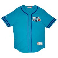 beisbolera mitchell and ness charlotte hornets nba fashion cotton azul