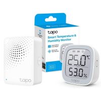 tp-link tapo pack h100 hub inteligente con alarma  t315 monitor de temperatura y humedad