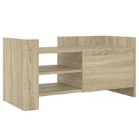 mueble de tv madera ingenieria roble 80x35x40 cm vidaxl