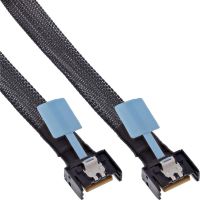 cable sas inline 27662a 05 m mcio x4 a mcio x4