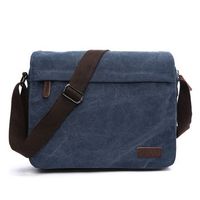 bolso bandolera bolso bandolera en lona y piel darkblue
