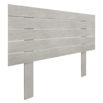 Cabecero De Madera Reciclada Dm Estilo Palet Horizontal Con Patas 95x115cm Camas 95 - Gris Tribal