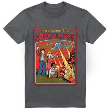 Steven Rhodes Camiseta Here Comes The Apocalypse para mujer