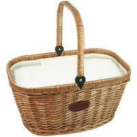 cesta de picnic de mimbre natural isotermica chantilly lino
