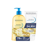 set atoderm aceite de ducha 500ml  atoderm intensive baume 200ml