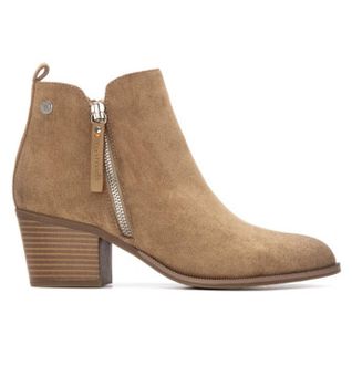Refresh para mujer. 17318002-BEIGE Botines 173180 beige (39), 3 a 5cm, Cremallera, Casual