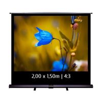 kimex pantalla de proyeccion portatil 2x150m formato 43