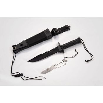 Aitor Cuchillo Supervivencia Jungle King 1 Negro