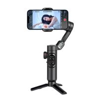 estabilizador de smartphone aochuan smart xe inteligente con seguimiento facial ia cardan portatil de 3 ejes plegable