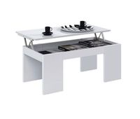 mesa de centro elevable kendra blanco 100 x 43r55 x 50 cm