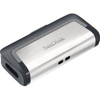 sandisk ultra usb type-c  usb 31 dual memory stick - 64 gb silver silver