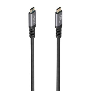 Cable USB-C Aisens 3.2 Gen2x2 20Gbps 8K@30Hz 100W 3m