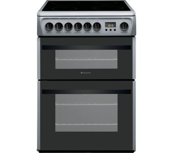 DCN60S 60 cm Electric Ceramic Cooker - Silver, Silver