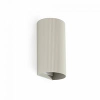 aplique de pared sole estriado 2 luces