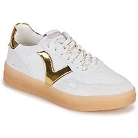 victoria zapatillas seul efecto piel serraje logo metal para mujer