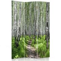 biombo forest walk - separador de ambientes cm 110x150 3 paneles