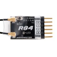 receptor rc radiomaster r84 v2 de 4ch compatible con pwm para frsky d8 d16 sfhss transmisor radiomaster tx12 t16s