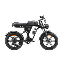 bicicleta electrica todoterreno sinohon ab20 neumaticos anchos de 20 pulgadas negro