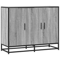 aparador madera de ingenieria gris sonoma 94x35x76 cm