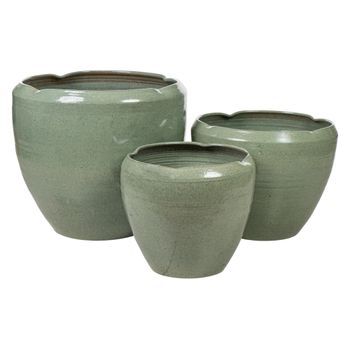 Set 3 Macetones Porcelana