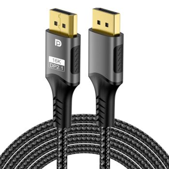 FDBRO DP2.1 16K Cable 8K@120Hz/60Hz 4K@240Hz 80Gbps HDR Video Audio Cable para Laptop Xbox Proyector Monitor de juego